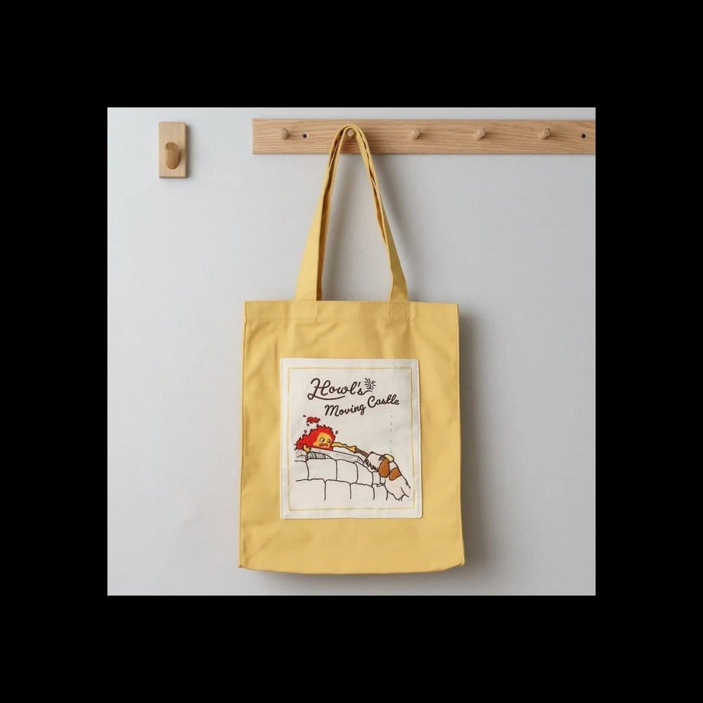 Howl's Moving Castle Tote Bag Calcifer & Heen 4990593546626