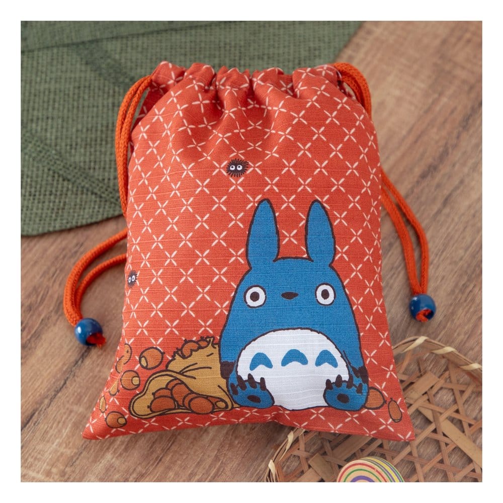 My Neighbor Totoro Cloth Bag Middle Totoro Orange 4990593552771