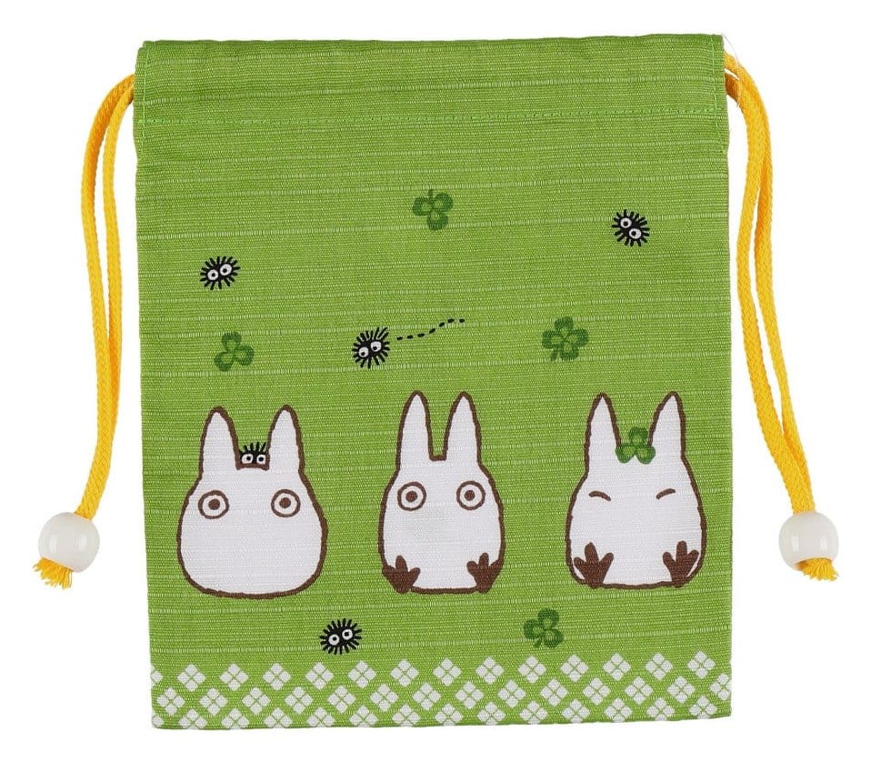 My Neighbor Totoro Cloth Bag Small Totoro Green 4990593552788