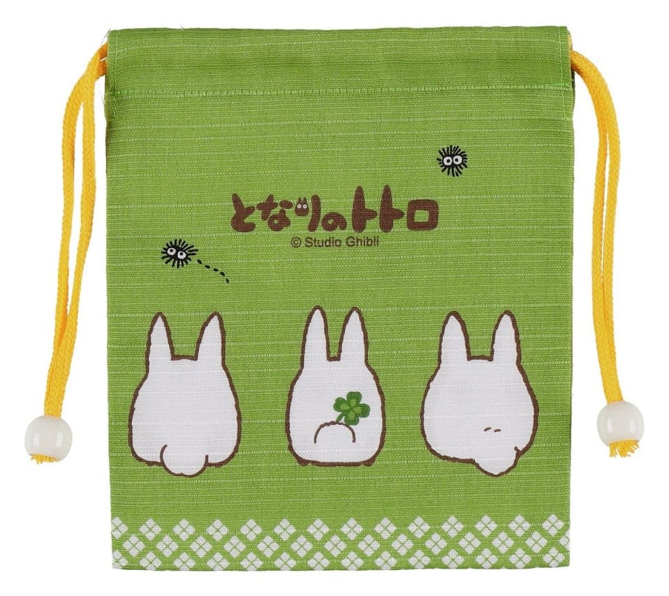 My Neighbor Totoro Cloth Bag Small Totoro Green 4990593552788