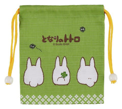My Neighbor Totoro Cloth Bag Small Totoro Green 4990593552788