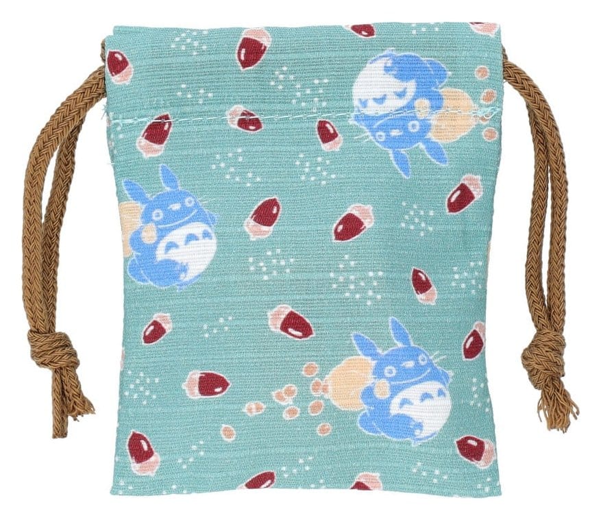 My Neighbor Totoro Stamp with Pouch Middle Totoro & Acorns 4977524129806
