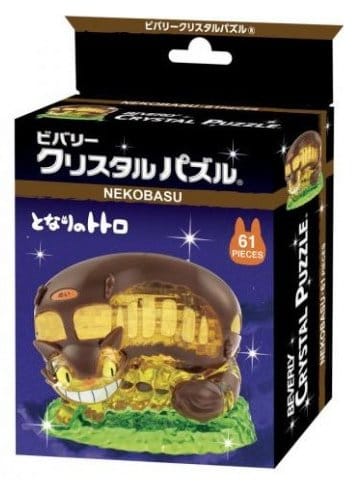 My Neighbor Totoro Kumukumu Crystal Figurine Catbus 4977524488637