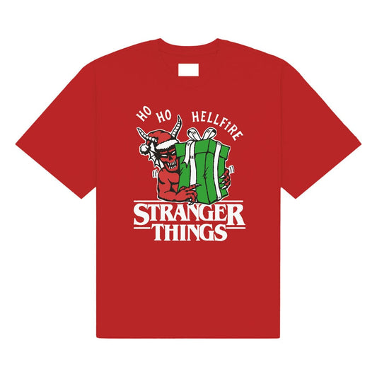 Stranger Things T-Shirt Ho Ho Hellfire Size S 5063609729180