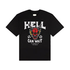 Stranger Things T-Shirt Hell Can Wait (black) Size S 5063609728336