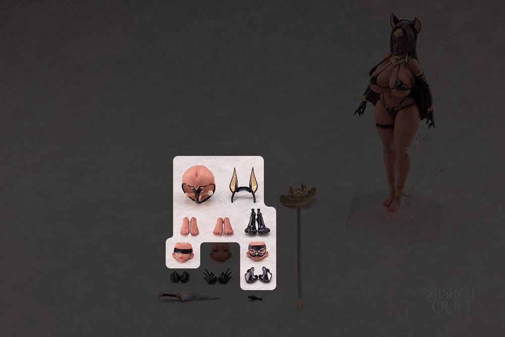 Original Character Isekai Emaki Action Figure Parts 1/12 Egyptian Goddess Bastet 6977491190340