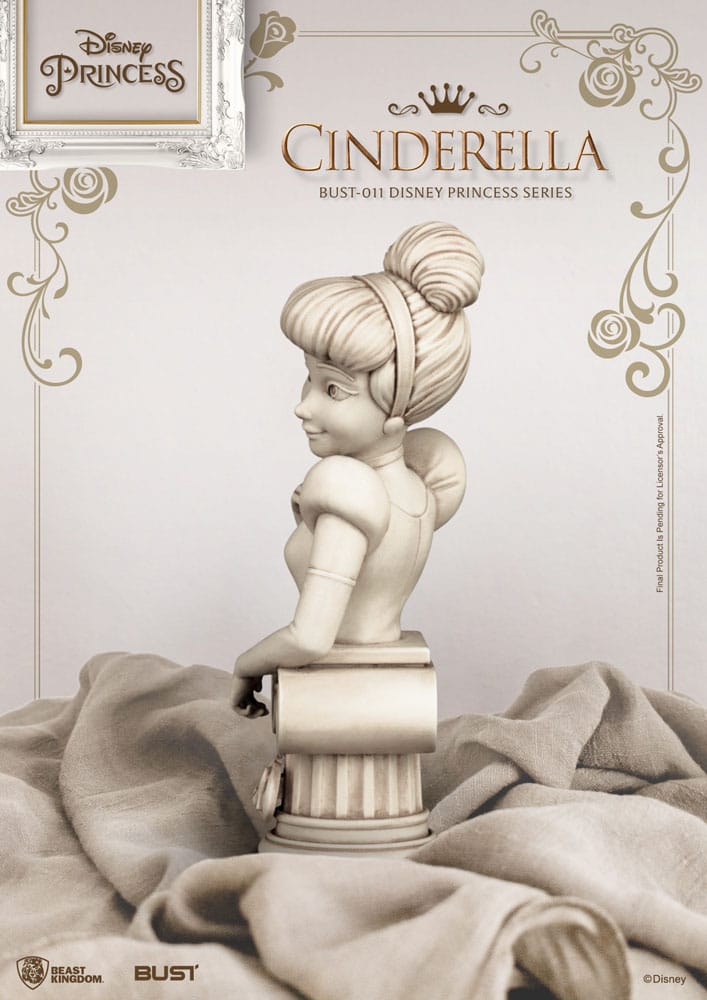 Disney Princess Series PVC Bust Cindarella 15 4711203457282