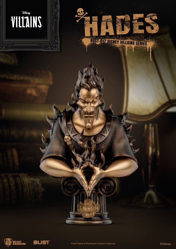 Disney Villains Series PVC Bust Hades 16 cm 4711203459743