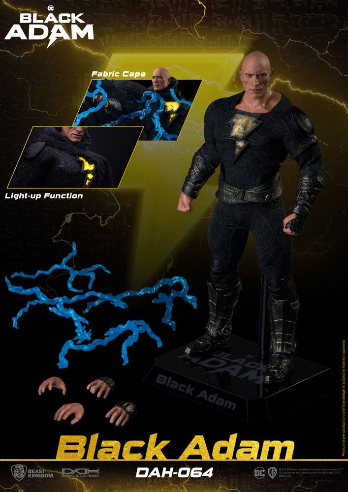 Black Adam Dynamic 8ction Heroes Action Figur 4711203454687