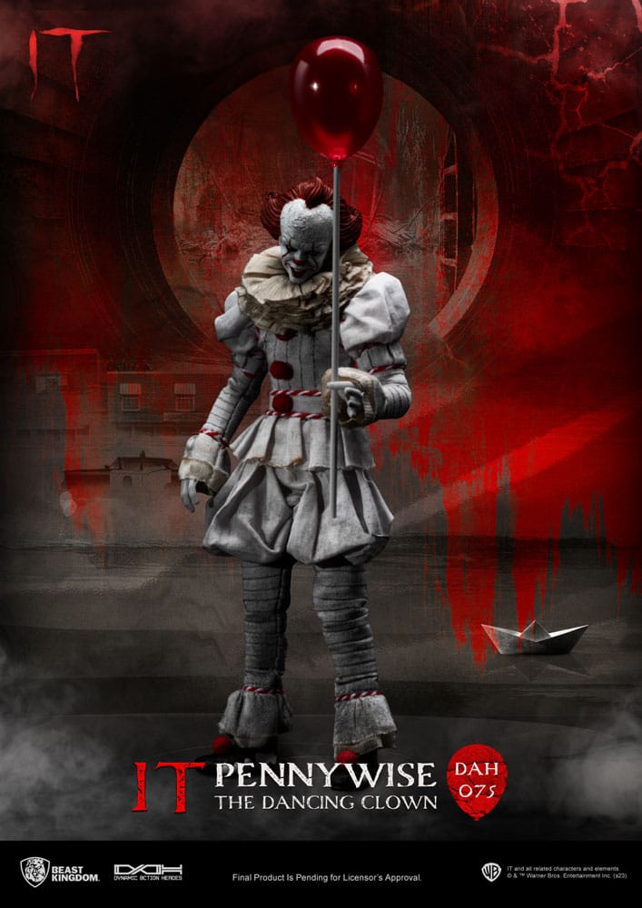 Stephen Kings It Dynamic 8ction Heroes Action Figure 1/9 Pennywise 21 cm 4711385242201