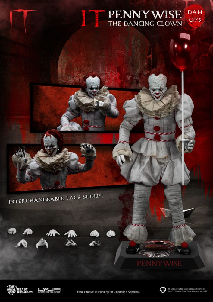 Stephen Kings It Dynamic 8ction Heroes Action Figure 1/9 Pennywise 21 cm 4711385242201