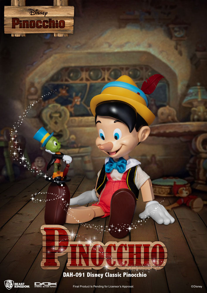Disney Classic Dynamic 8ction Heroes Action Figure 1/9 Pinocchio 18 cm 4711203456711