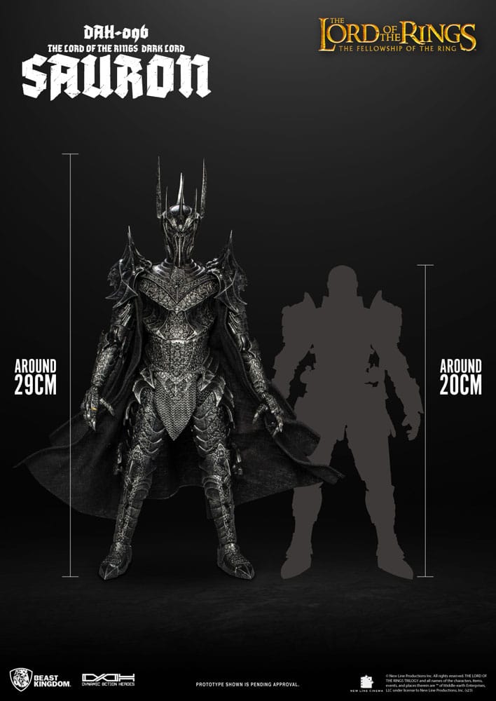 Lord of the Rings Dynamic 8ction Heroes Action Figure 1/9 Sauron 29 cm 4711385241686