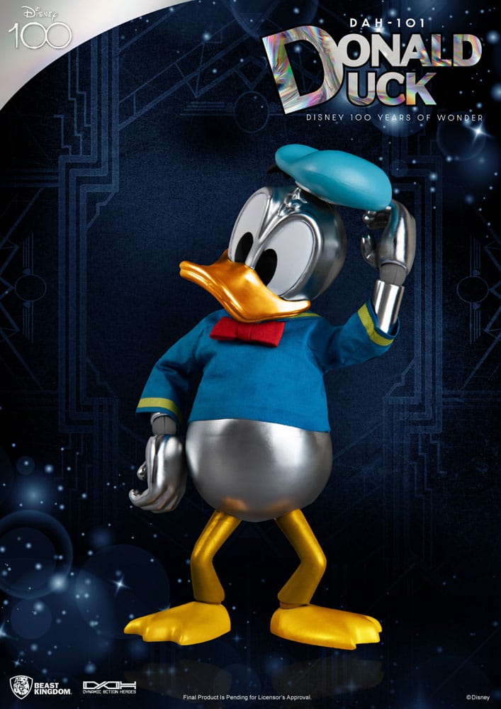 Disney 100 Years of Wonder Dynamic 8ction Heroes Action Figure 1/9 Donald Duck 16 cm 4711385240917