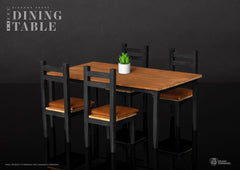 Diorama Props Series Dining Table Set 4711203440918