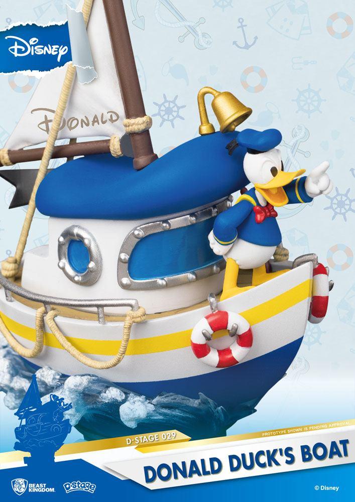 Disney Summer Series D-Stage PVC Diorama Donald Duck's Boat 15 cm 4710495550664