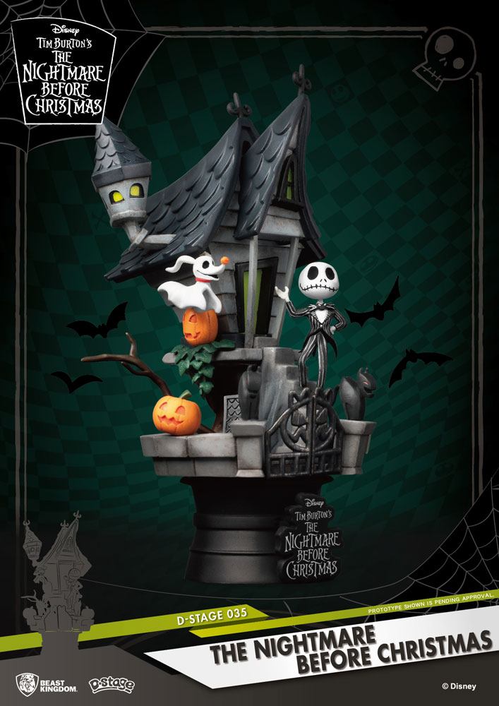 Nightmare before Christmas D-Stage PVC Diorama Jack's Haunted House 15 cm 4711385241334