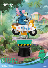 Disney D-Stage PVC Diorama Stitch Coin Ride 16 cm 4711385243345