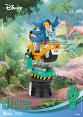 Disney D-Stage PVC Diorama Stitch Coin Ride 16 cm 4711385243345