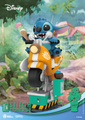 Disney D-Stage PVC Diorama Stitch Coin Ride 16 cm 4711385243345