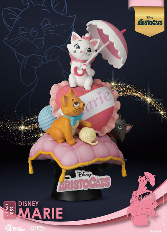 Disney Classic Animation Series D-Stage PVC Diorama Marie 15 cm 4710586069235