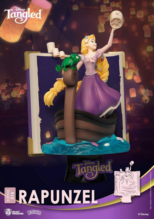 Disney Story Book Series D-Stage PVC Diorama Rapunzel 15 Cm - Amuzzi