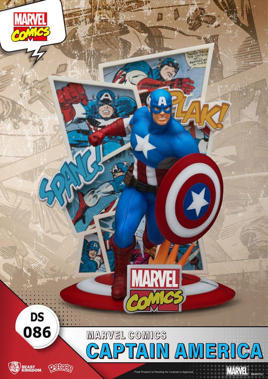 Marvel Comics D-Stage PVC Diorama Captain America 16 cm 4711385240962