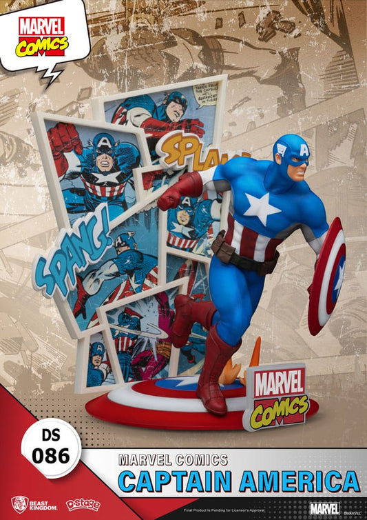 Marvel Comics D-Stage PVC Diorama Captain America 16 cm 4711385240962