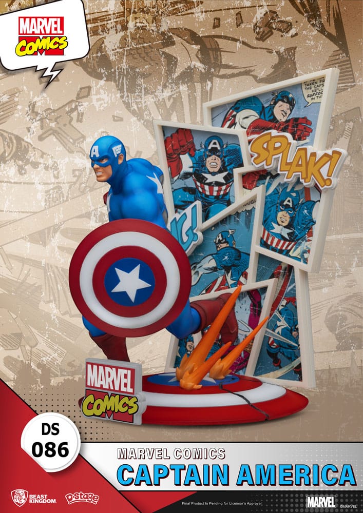 Marvel Comics D-Stage PVC Diorama Captain America 16 cm 4711385240962