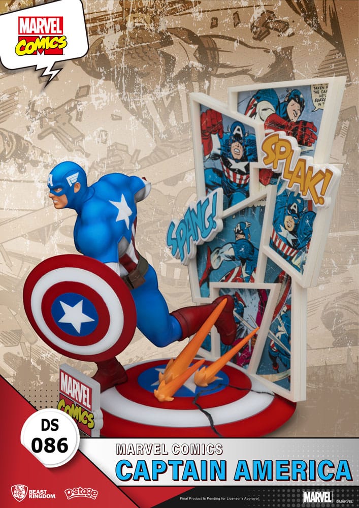 Marvel Comics D-Stage PVC Diorama Captain America 16 cm 4711385240962