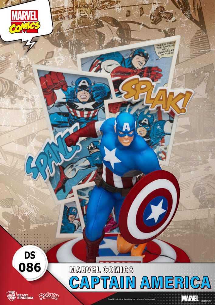 Marvel Comics D-Stage PVC Diorama Captain America 16 cm 4711385240962