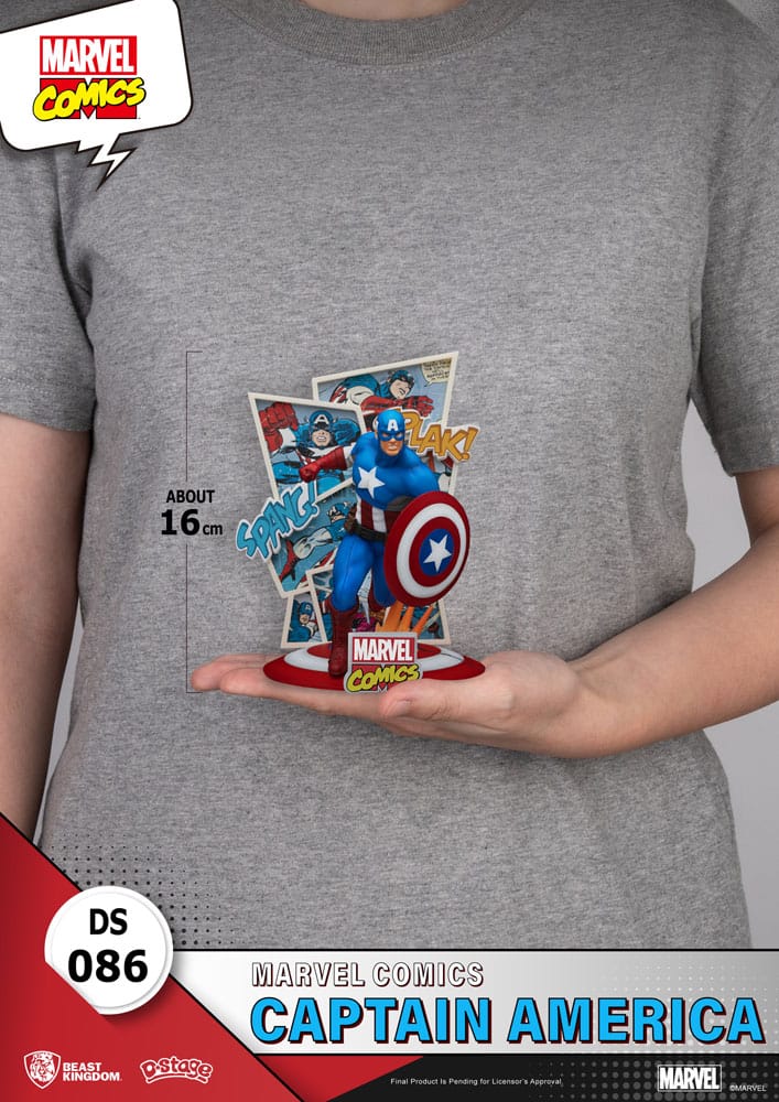 Marvel Comics D-Stage PVC Diorama Captain America 16 cm 4711385240962