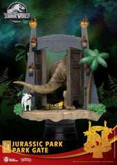 Jurassic Park D-Stage PVC Diorama Park Gate 15 Cm - Amuzzi