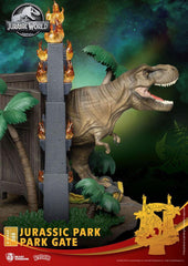 Jurassic Park D-Stage PVC Diorama Park Gate 15 Cm - Amuzzi