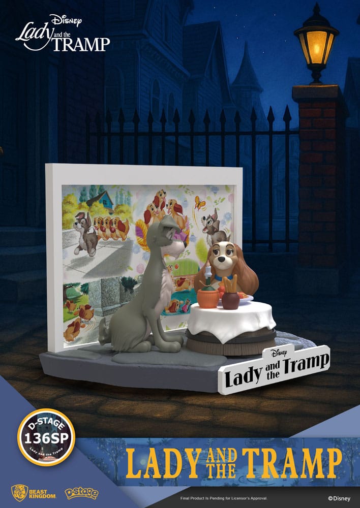 Disney D-Stage PVC Statue Lady and the Tramp 12 cm  4711385263817