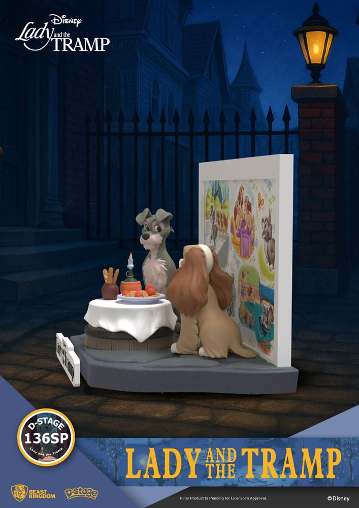 Disney D-Stage PVC Statue Lady and the Tramp 12 cm  4711385263817