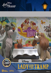 Disney D-Stage PVC Statue Lady and the Tramp 12 cm  4711385263817