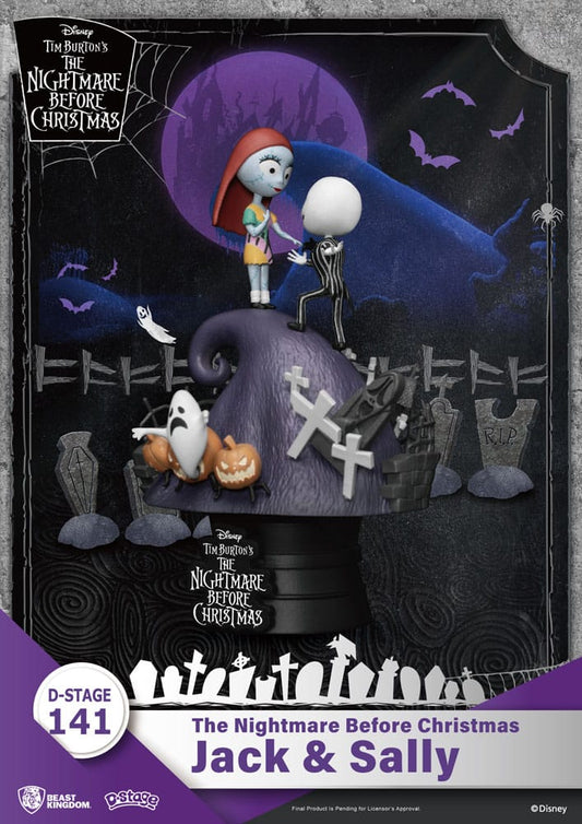 Nightmare before Christmas D-Stage PVC Diorama Jack & Sally 15 cm 4711385240474