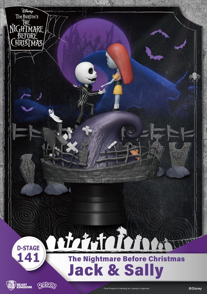 Nightmare before Christmas D-Stage PVC Diorama Jack & Sally 15 cm 4711385240474