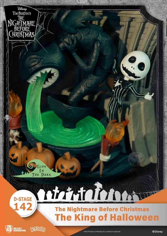 Nightmare before Christmas D-Stage PVC Diorama The King of Halloween 15 cm 4711385240481