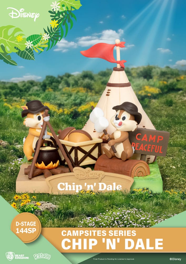 Disney D-Stage Campsite Series PVC Diorama Chip & Dale Special Edition 10 cm 4711385241563