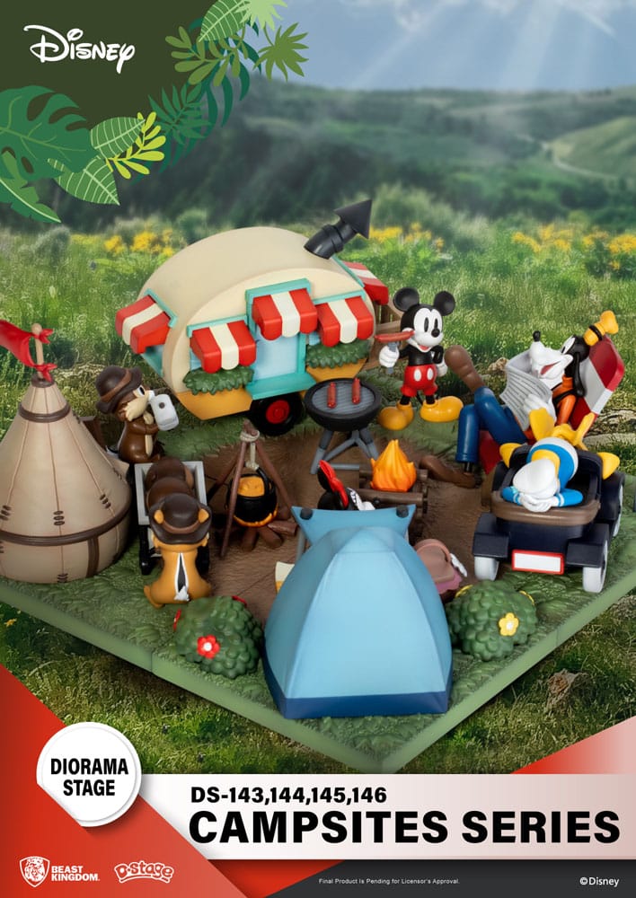 Disney D-Stage Campsite Series PVC Diorama Go 4711385240375