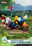Disney D-Stage Campsite Series PVC Diorama Goofy & Donald Duck 10 cm 4711385240375