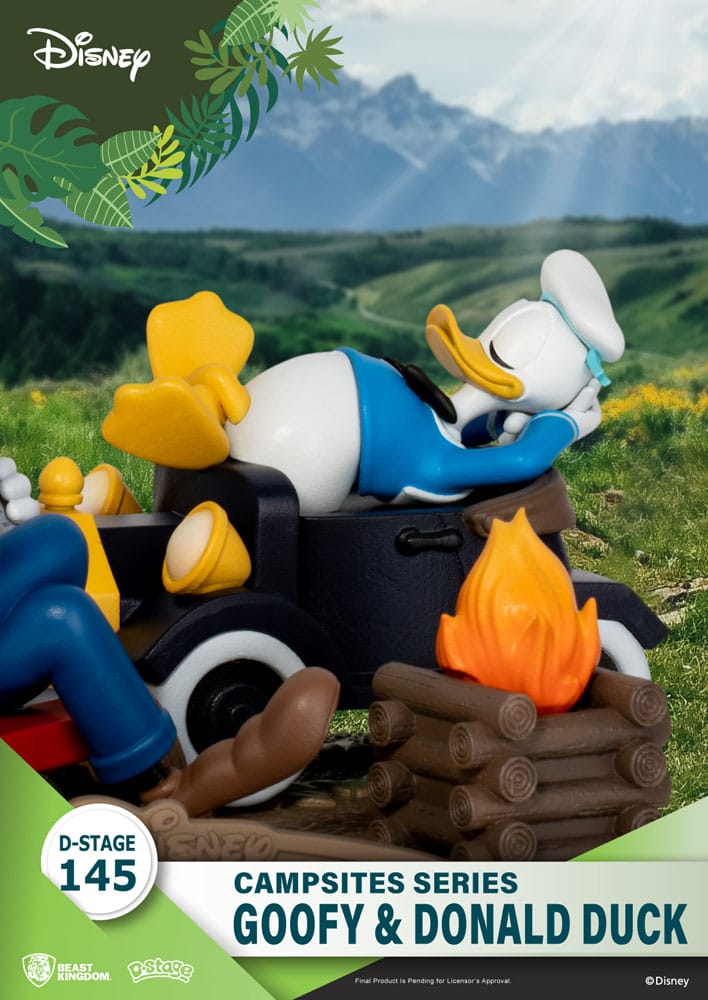 Disney D-Stage Campsite Series PVC Diorama Goofy & Donald Duck 10 cm 4711385240375
