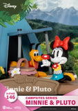 Disney D-Stage Campsite Series PVC Diorama Mini & Pluto 10 cm 4711385240382