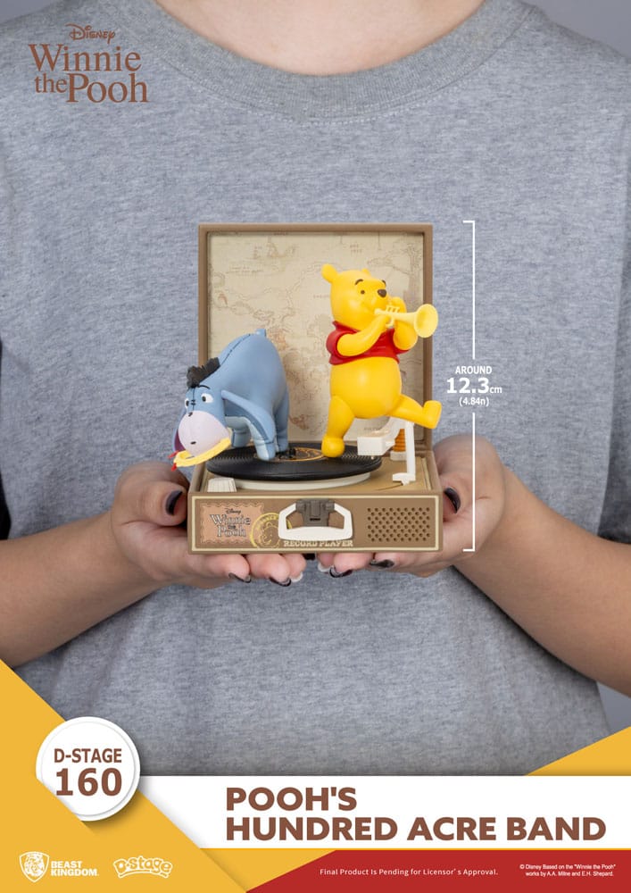Winnie the Pooh Record Player Series PVC figure Pooh's Hundred Acre Band 12 cm 4711385265682