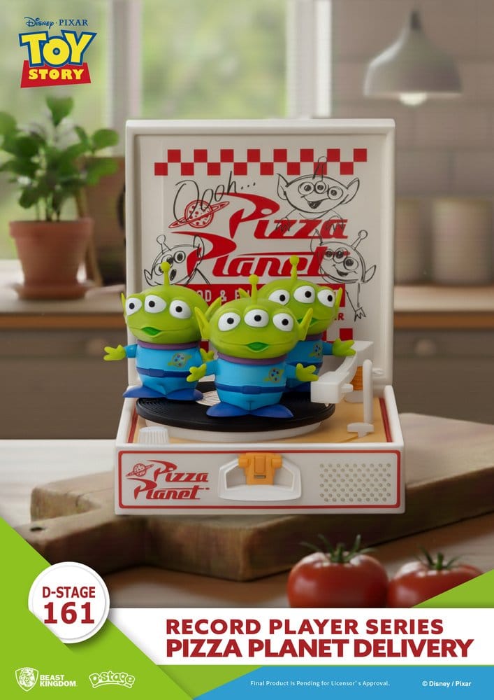 Toy Story Record Player Series PVC figure Pizza Planet Delivery 12 cm 4711694550486