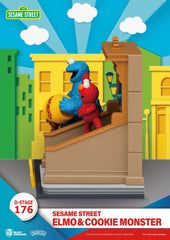 Sesame Street D-Stage PVC Statue Elmo & Cookie Monster 11 cm  4711385261196