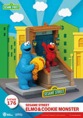 Sesame Street D-Stage PVC Statue Elmo & Cookie Monster 11 cm  4711385261196
