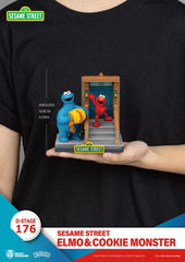 Sesame Street D-Stage PVC Statue Elmo & Cookie Monster 11 cm  4711385261196